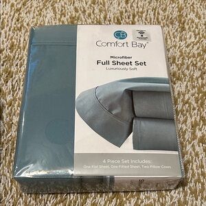 Comfort Bay Teal Microfiber Sheet Set